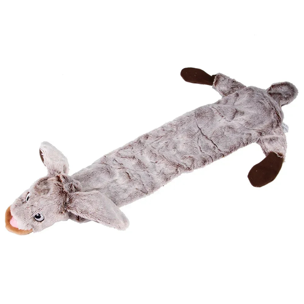 Plush Dog Toy No Stuffing Dog Toys With Squeakers Durable Medium And Large Dogs