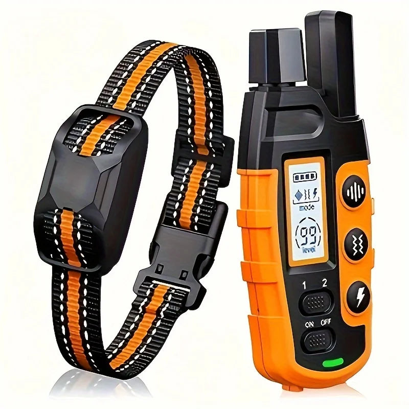 3300Ft Electric Dog Training Collar Remote Control Waterproof  Vibration Shock Beep
