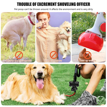 2/40Rolls Pet Dog Bags Dispenser Collector