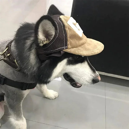 Dog Sunscreen Baseball Cap  Small and Medium Dog Large Dogs