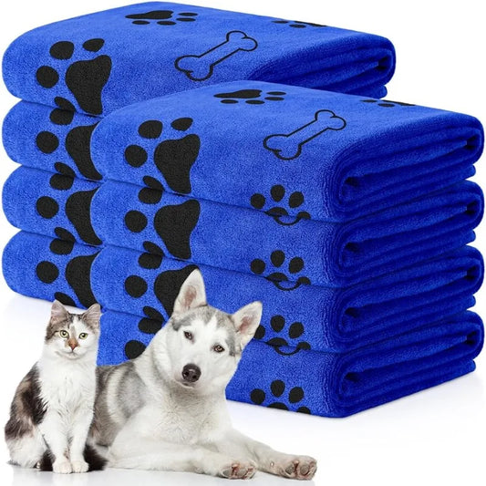 1pc Quick-Drying Microfiber Dog Towel  24 x 40