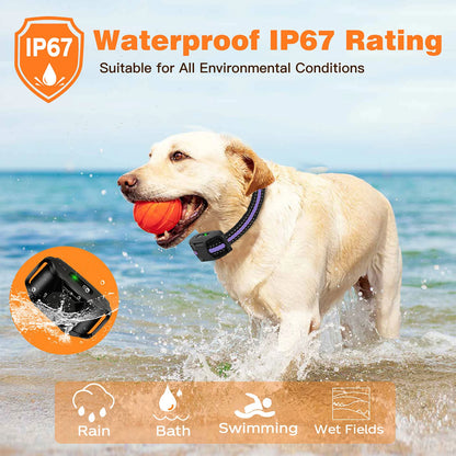3300Ft Electric Dog Training Collar Remote Control Waterproof  Vibration Shock Beep