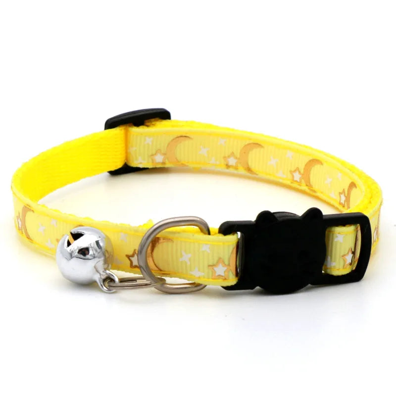Cat Collar Kitten Collar Adjustable Safety Bell