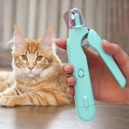 2-in-1 Pet Nail Trimmer Stainless Steel Rechargeable