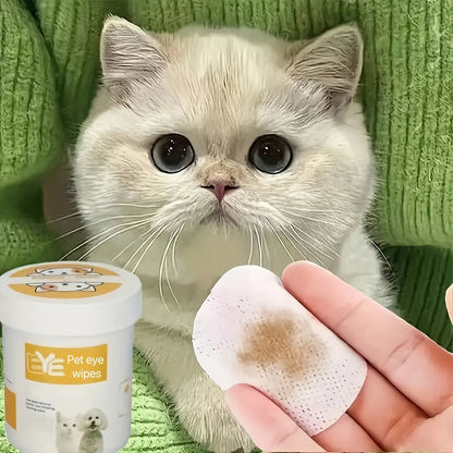 200pcs  Eye Wipes, Gently Remove Tear Stain, Debris, Discharge