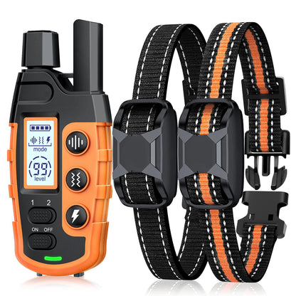 3300Ft Electric Dog Training Collar Remote Control Waterproof  Vibration Shock Beep