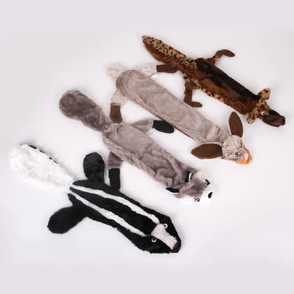 Plush Dog Toy No Stuffing Dog Toys With Squeakers Durable Medium And Large Dogs