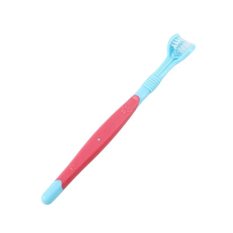 3-Sided Toothbrush Plastic  Removing Bad Breath  Tartar