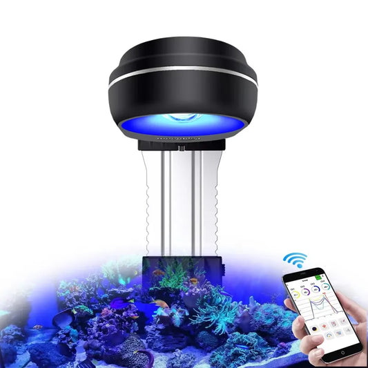 WiFi Nano Aquarium LED Light 60W, Professional Aquarium Light Full Spectrum Reef Coral SPS/LPS Saltwater Tank