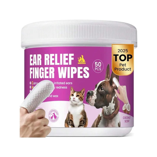 【New style】Pet Ear Cleaning Finger Wipes For Dogs and Cats