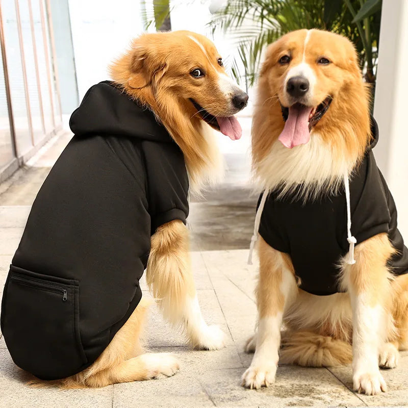 Hoodies Clothes 2XL-5XL  Labrador Golden Retriever Shepherd Husky Autumn Winter Warm