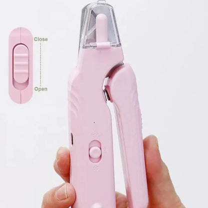 2-in-1 Pet Nail Trimmer Stainless Steel Rechargeable