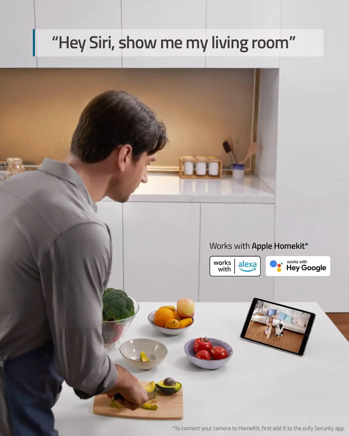 Renewed eufy Security 2K Indoor Cam Pan & Tilt, Plug-in Security with Wi-Fi,  Camera, Human & Pet AI
