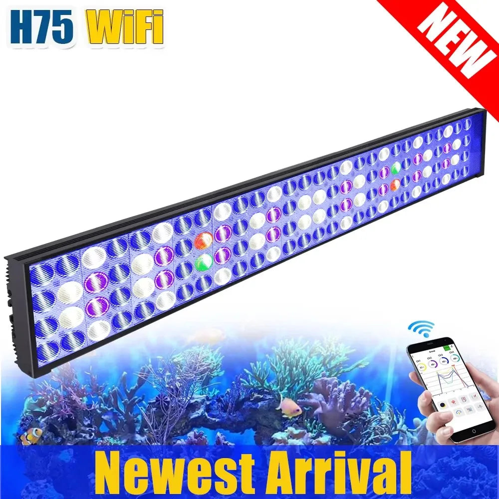 NEW  Led Aquarium Light, Full Spectrum Lamp For 60-240cm Reef Corals Seawater Led  Lights