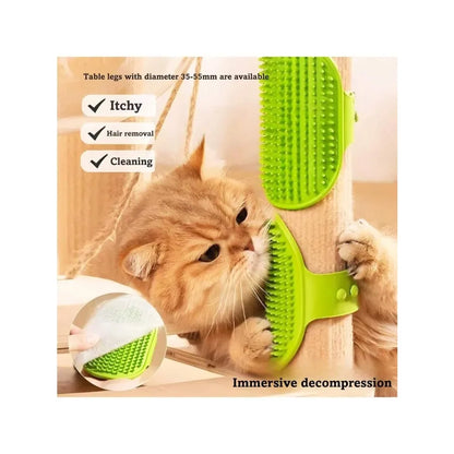6 Pcs Dog Bath Brush Set With Soap Dispenser