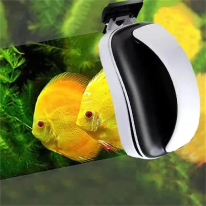 Aquarium Magnetic  Algae Cleaning with Scraper Floating Cleaner Brush