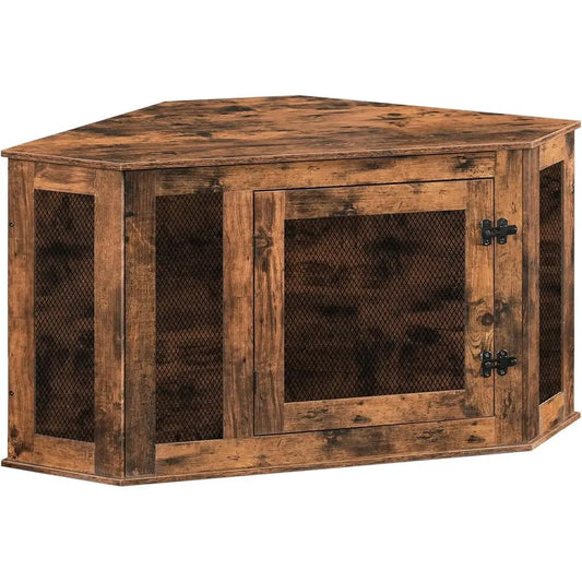 Dog Crate Furniture, Wooden Dog Kennel End Table,