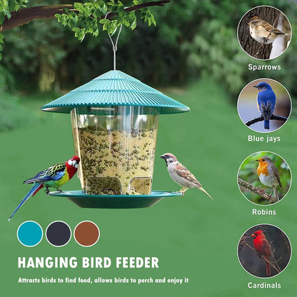 Bird Feeder Automatic Feeding Outdoor Bird Feeder