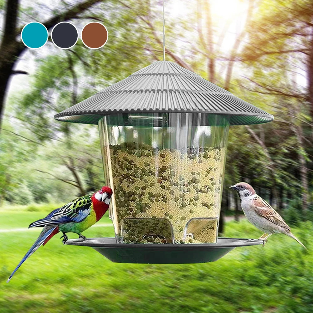 Bird Feeder Automatic Feeding Outdoor Bird Feeder