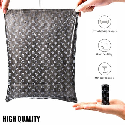 2/40Rolls Pet Dog Bags Dispenser Collector