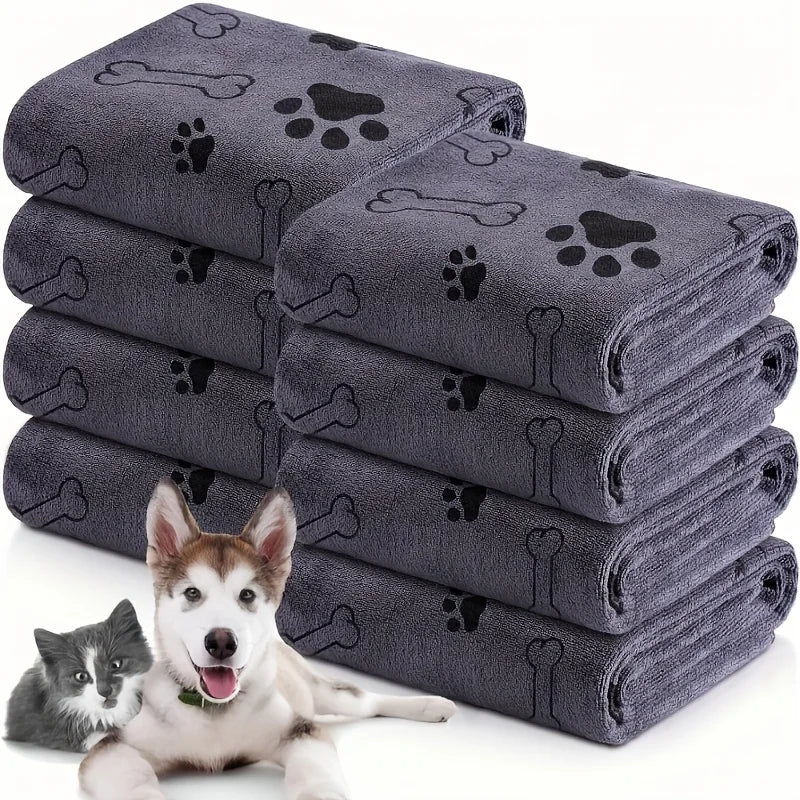 1pc Quick-Drying Microfiber Dog Towel  24 x 40