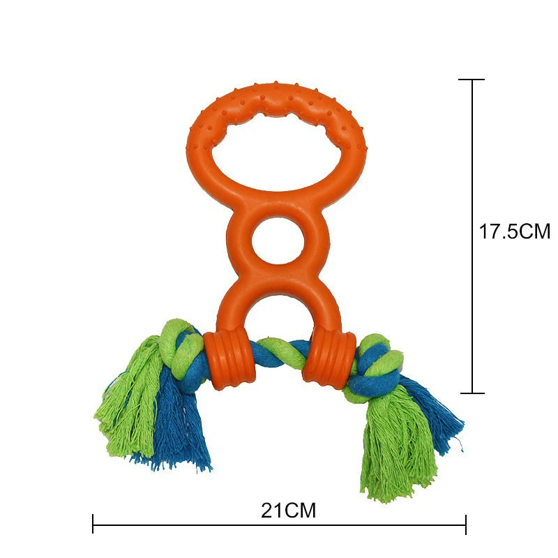 Tire Natural Rubber Strong Durable Pulling Tugging Interactive Cleaning Teeth