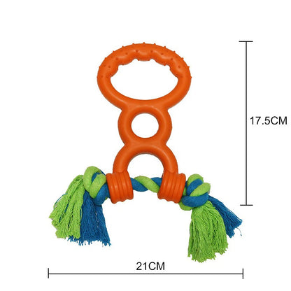 Tire Natural Rubber Strong Durable Pulling Tugging Interactive Cleaning Teeth