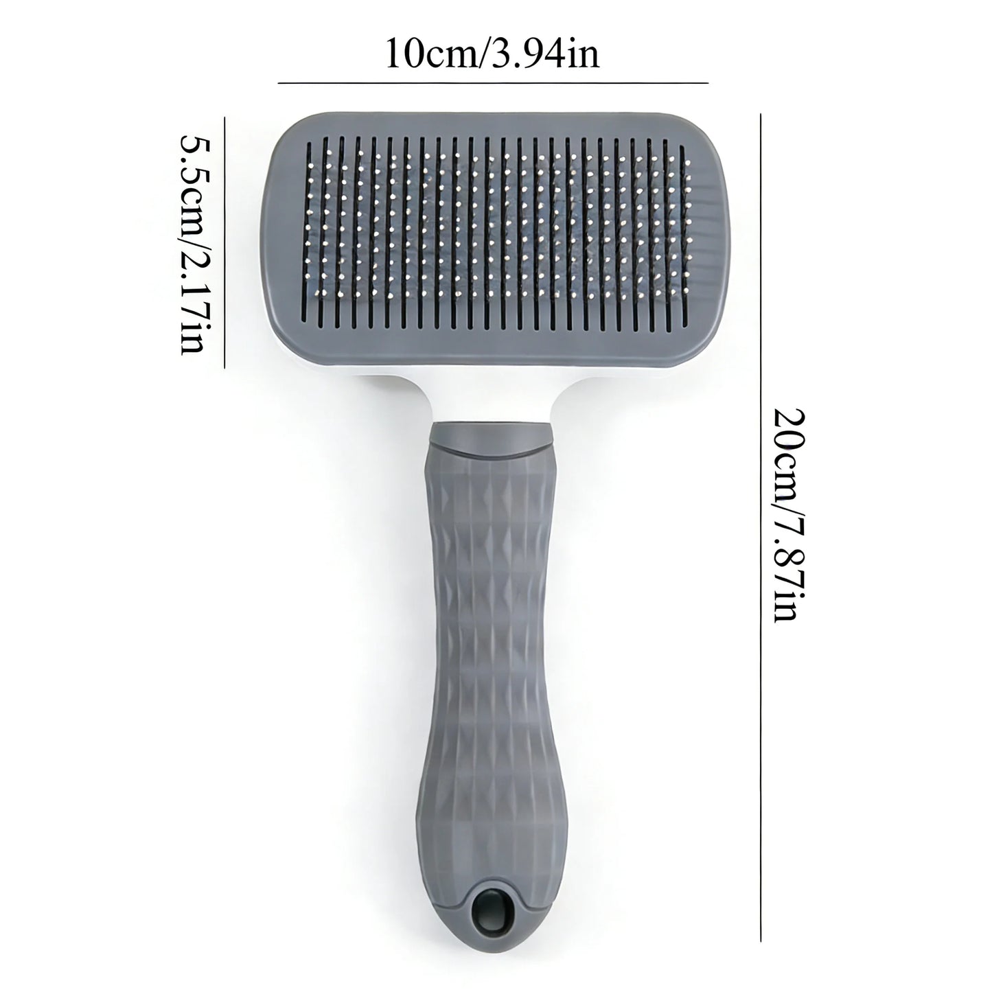 Effortless One-Step Clean Pet Grooming Brush, Gentle Hair Remover