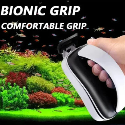 Aquarium Magnetic  Algae Cleaning with Scraper Floating Cleaner Brush