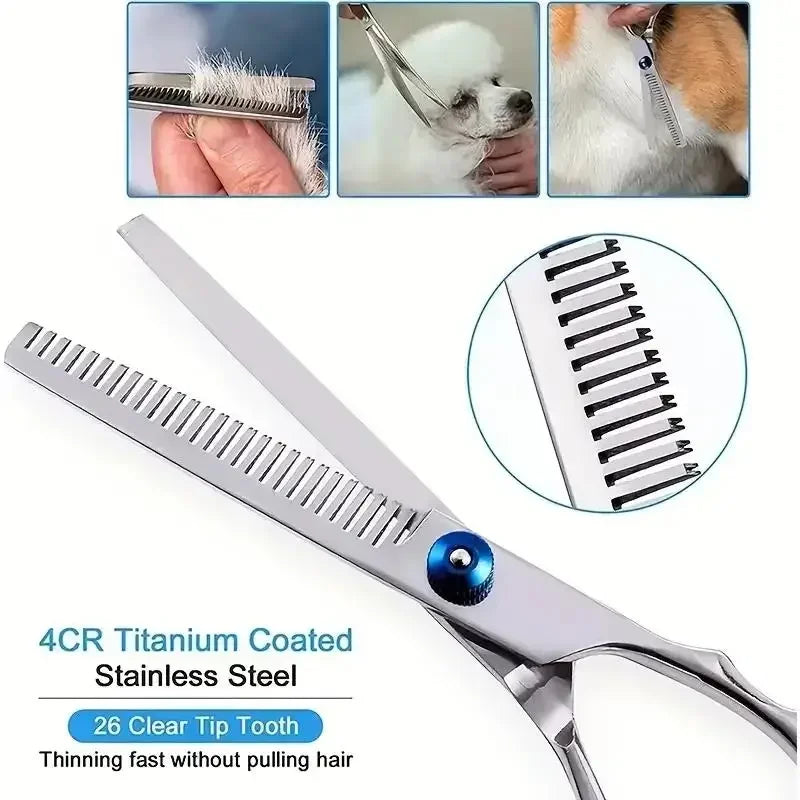 Ambidextrous Pet Safe Scissors Stainless steel for Precision Trimming