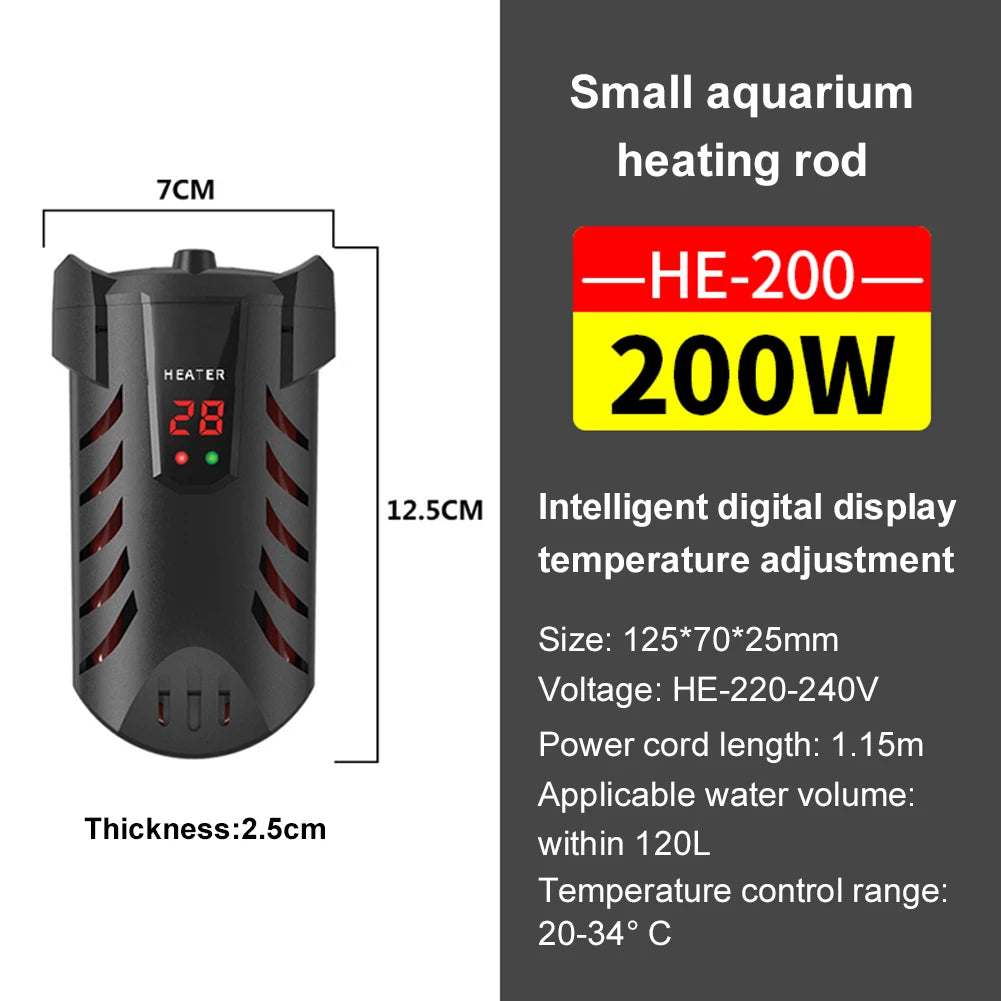 Aquarium Submersible Heater with Suction Cup