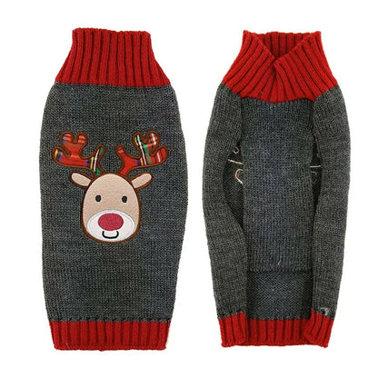 Dog Sweater Christmas Winter Warm Dog  Knitted Sweater