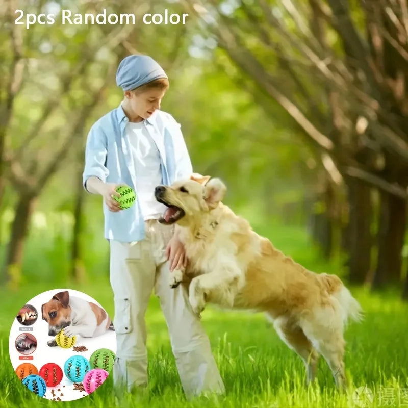 Interactive Dog Chew Toys Treat Dispenser Dental Cleaning  All Breeds Aggressive Chewers