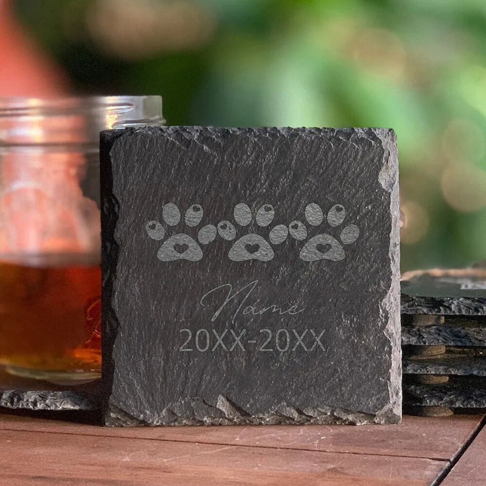 Memorial Stone Custom Dogs Name and Date of Death Personalized