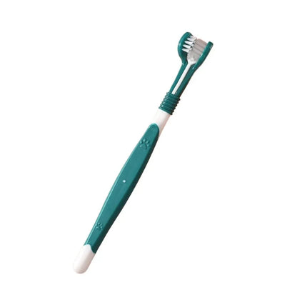 3-Sided Toothbrush Plastic  Removing Bad Breath  Tartar