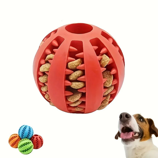 Interactive Dog Chew Toys Treat Dispenser Dental Cleaning  All Breeds Aggressive Chewers